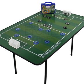 Mesa de Futebol de Botão Tradicional 1,27x0,84m com Pés Dobráveis + Maleta com 2 Times Completos - KLOPF 10274031