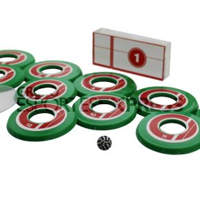 Jogo de Futebol de Botão Klopf Verde e Vermelho Cód. 4098