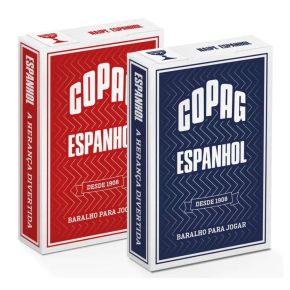2 Baralhos Copag - Espanhol Azul e Vermelho - BCEAV