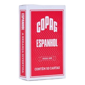 Baralho Copag - Espanhol Vermelho - 50 Cartas - BCEV