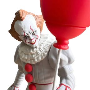 Boneco Colecionável 34cm em Vinil - It: A Coisa - Pennywise com Balão - Licenciado Warner Bros - IT34