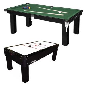Kit / Combo Black - Salão de Jogos Klopf com Aero Hockey e Sinuca - Cód.104348