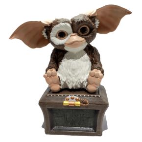 Estátua Colecionável 21cm em Resina - Gremlins Gizmo – Licenciado Warner Bros - GMG21