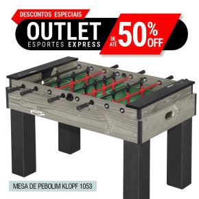 Mesa de Pebolim/Totó - Titanium - com Varões Embutidos e Bonecos em Alumínio - KLOPF - Cód.1053R